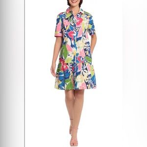 Women’s Donna Morgan Floral Drop Waist Dress Size 8 NWT
